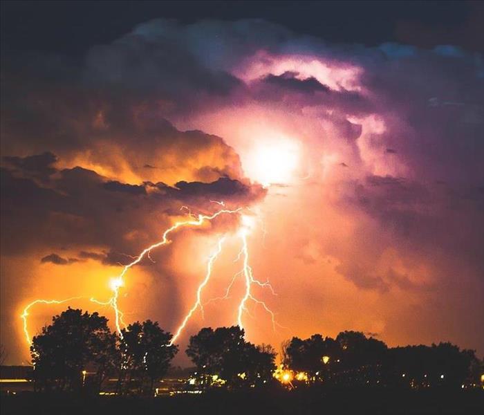 lightning from storm
